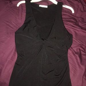Lush black tank top
